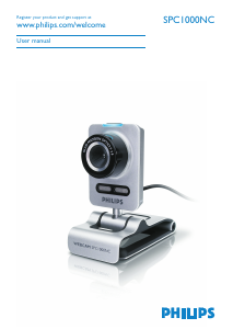 Manual Philips SPC1000NC Webcam