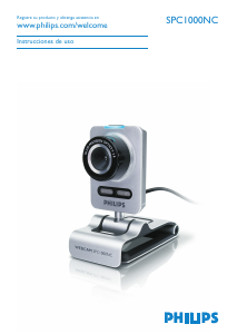 Manual de uso Philips SPC1000NC Webcam