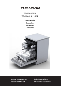 Mode d’emploi Thomson TDW 60 WH Lave-vaisselle
