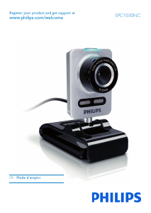 Mode d’emploi Philips SPC1030NC Webcam