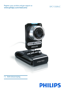 Handleiding Philips SPC1330NC Webcam