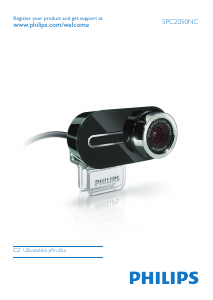 Manuál Philips SPC2050NC Webová kamera