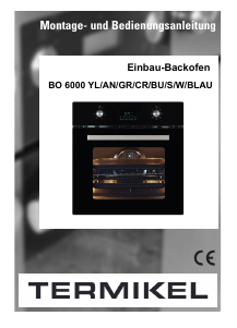 Bedienungsanleitung Termikel BO 6000 S Backofen