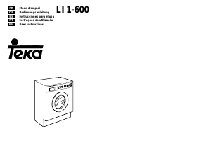 Mode d’emploi Teka LI1 600 Lave-linge