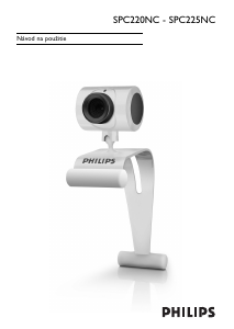 Návod Philips SPC225NC Webkamera