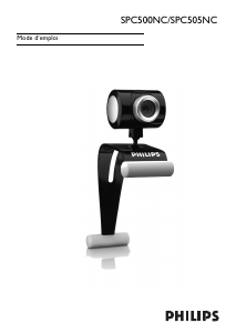 Mode d’emploi Philips SPC500NC Webcam