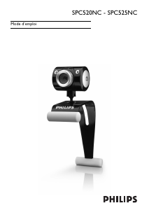 Mode d’emploi Philips SPC520NC Webcam