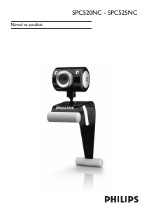Návod Philips SPC525NC Webkamera