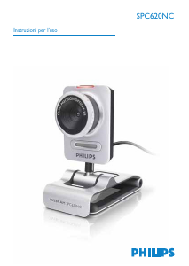 Manuale Philips SPC620NC Webcam