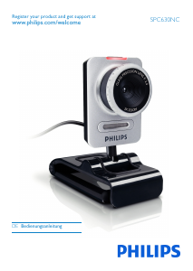 Bedienungsanleitung Philips SPC630NC Webcam