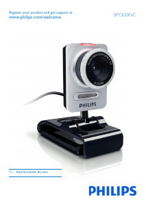 Manual de uso Philips SPC630NC Webcam