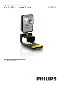 Manuale Philips SPC640NC Webcam