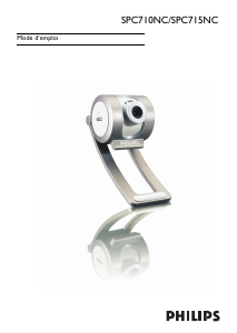 Mode d’emploi Philips SPC710NC Webcam