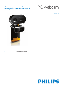 Manuale Philips SPZ2000 Webcam