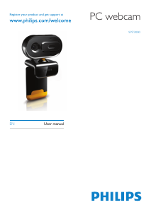 Manual Philips SPZ2000 Webcam