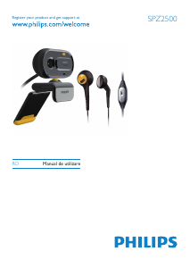 Manual Philips SPZ2500 Cameră web