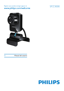 Manual de uso Philips SPZ3000 Webcam