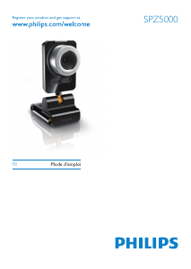 Mode d’emploi Philips SPZ5000 Webcam