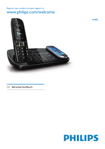 Bedienungsanleitung Philips SE8881B Schnurlose telefon