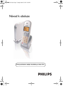 Manuál Philips VOIP3211S Bezdrátový telefon