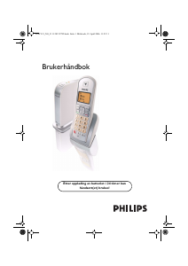 Bruksanvisning Philips VOIP3211S Trådløs telefon