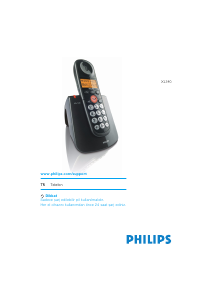 Kullanım kılavuzu Philips XL340 Kablosuz telefon