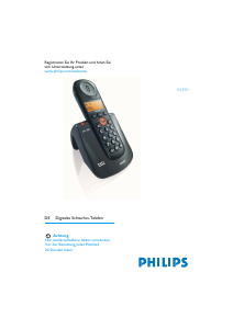 Bedienungsanleitung Philips XL3501B Schnurlose telefon