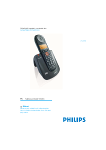 Kullanım kılavuzu Philips XL3501B Kablosuz telefon