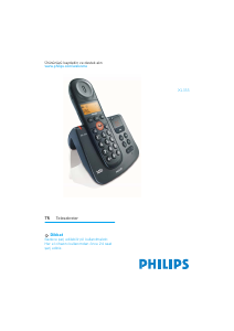 Kullanım kılavuzu Philips XL3552B Kablosuz telefon