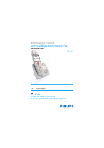 Kullanım kılavuzu Philips XL665 Kablosuz telefon