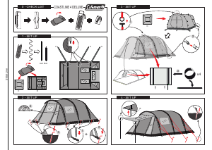 Посібник Coleman Coastline 4 Deluxe Намет