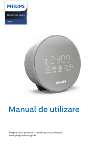 Manual Philips TADR402 Ceas cu alarmă