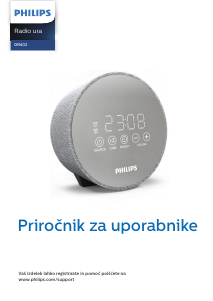 Priročnik Philips TADR402 Budilka