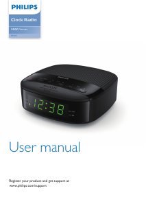 Manual Philips TAR3205 Alarm Clock Radio