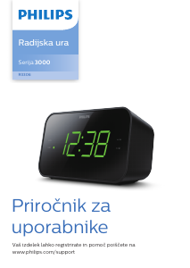 Priročnik Philips TAR3306 Radijska budilka
