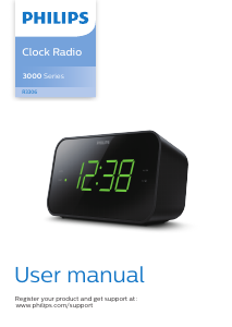 Manual Philips TAR3306 Alarm Clock Radio