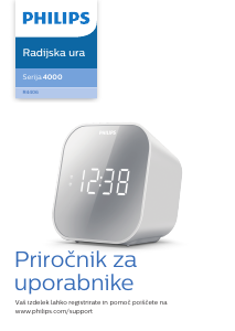 Priročnik Philips TAR4406 Radijska budilka