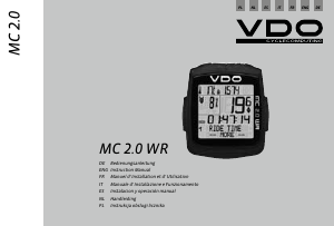 Handleiding VDO MC 2.0 WR Fietscomputer