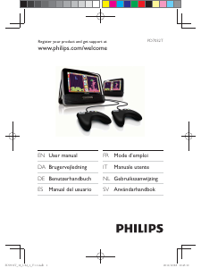 Manual de uso Philips PD7032T Reproductor DVD