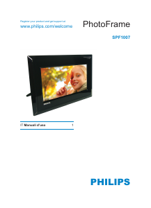 Manuale Philips SPF1007 Cornice digitale