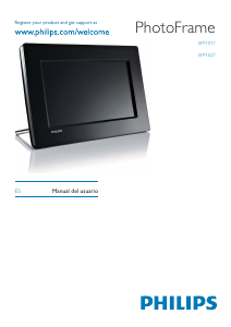 Manual de uso Philips SPF1017 Marco digital