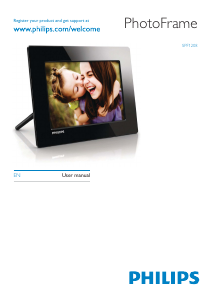 Manual Philips SPF1208 Digital Photo Frame