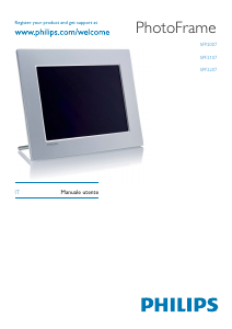 Manuale Philips SPF2007 Cornice digitale