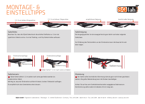 Bedienungsanleitung SQlab 604 Fahrradsattel