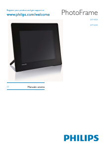 Manuale Philips SPF4008 Cornice digitale