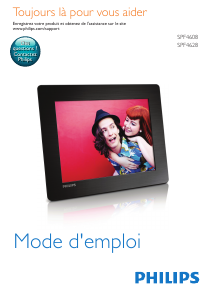 Mode d’emploi Philips SPF4608 Cadre photo numérique