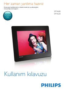 Kullanım kılavuzu Philips SPF4608 Dijital fotoğraf çerçevesi