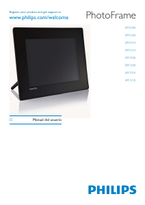 Manual de uso Philips SPF5008 Marco digital