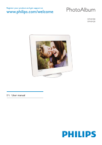 Manual Philips SPH8408 Digital Photo Frame