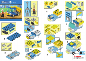 Brugsanvisning Sluban set M38-B0178 Town Dumper